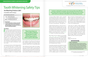 Teeth Whitening - Dear Doctor Magazine