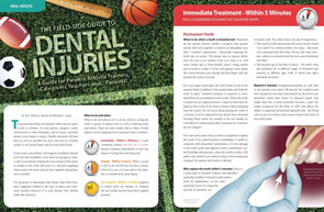 Dental Injuries - Dear Doctor Magazine